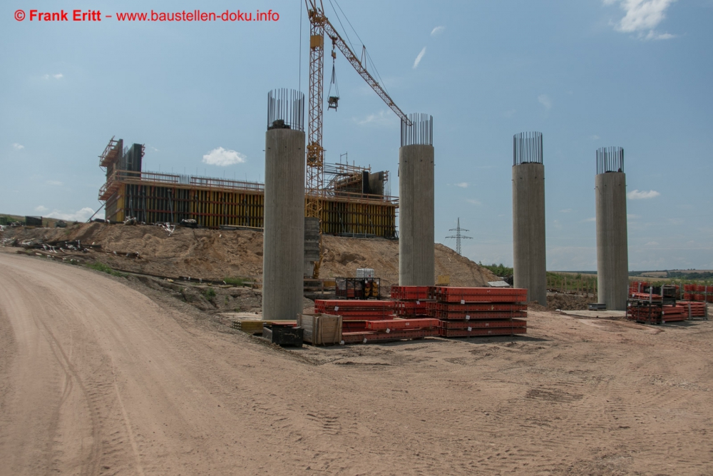 Neubau A143 - Talbrücke Benkendorfer Bach (250m)