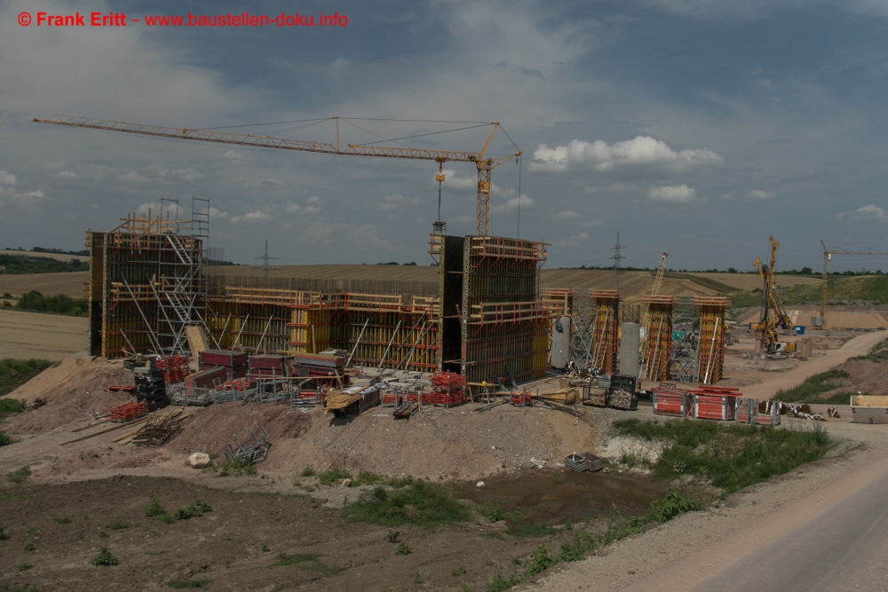 Neubau A143 - Talbrücke Benkendorfer Bach (250m)