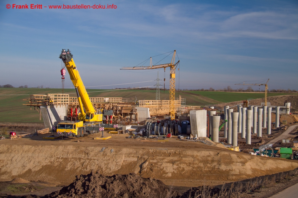 Neubau A143 - Talbrücke Benkendorfer Bach (250m)