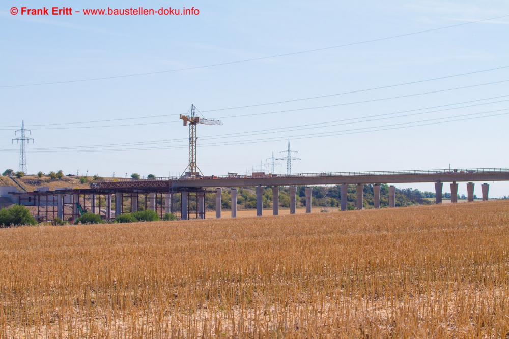 Neubau A143 - Talbrücke Benkendorfer Bach (250m)