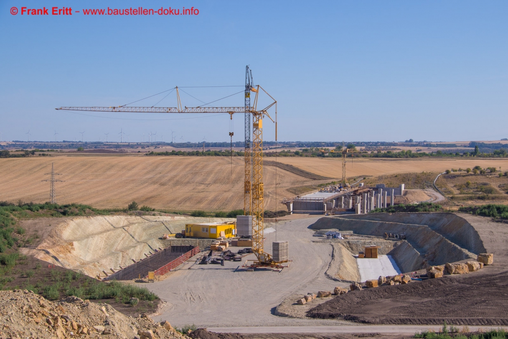 Neubau A143 - Grünbrücke Muschelkalkhänge