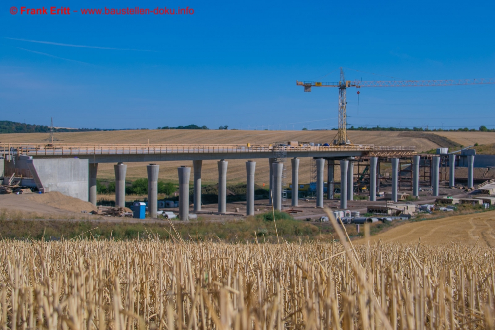 Neubau A143 - Talbrücke Benkendorfer Bach (250m)