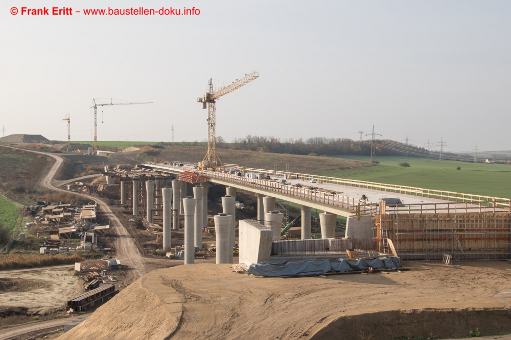 Neubau A143 - Talbrücke Benkendorfer Bach (250m)