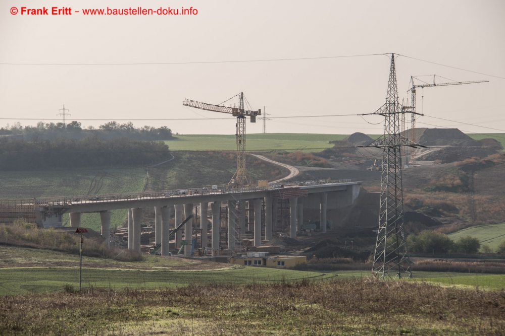 Neubau A143 - Talbrücke Benkendorfer Bach (250m)