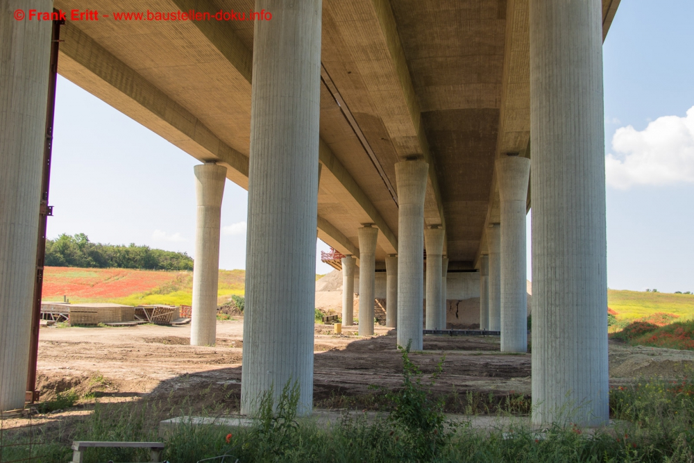 Neubau A143 - Talbrücke Benkendorfer Bach (250m)