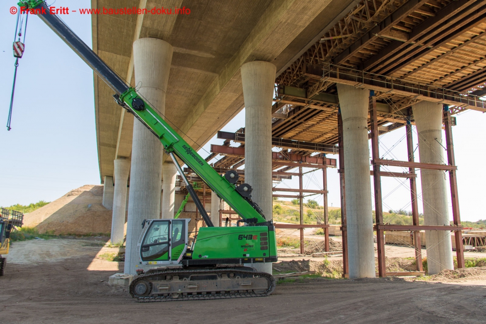 Neubau A143 - Talbrücke Benkendorfer Bach (250m)