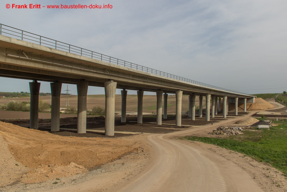 Neubau A143 - Talbrücke Benkendorfer Bach (250m)