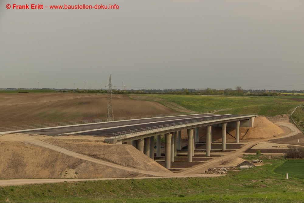 Neubau A143 - Talbrücke Benkendorfer Bach (250m)