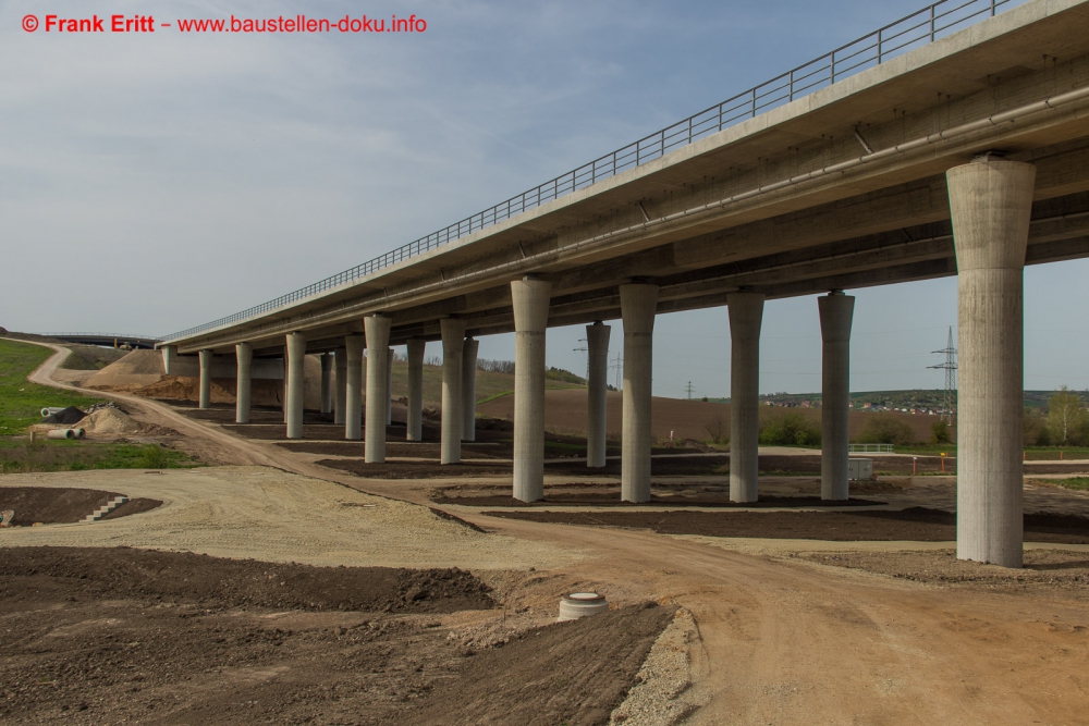 Neubau A143 - Talbrücke Benkendorfer Bach (250m)