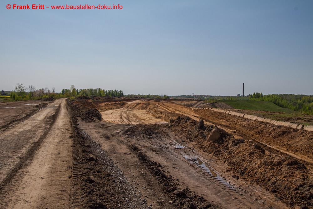 Trassenvorbereitung Entlang der B95