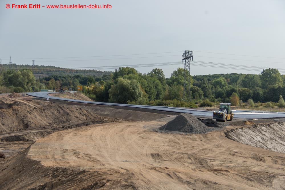 Der Neubau des Abzweigs Thierbach/Kitzscher von B 95 /S48 erfolgt derzeit.