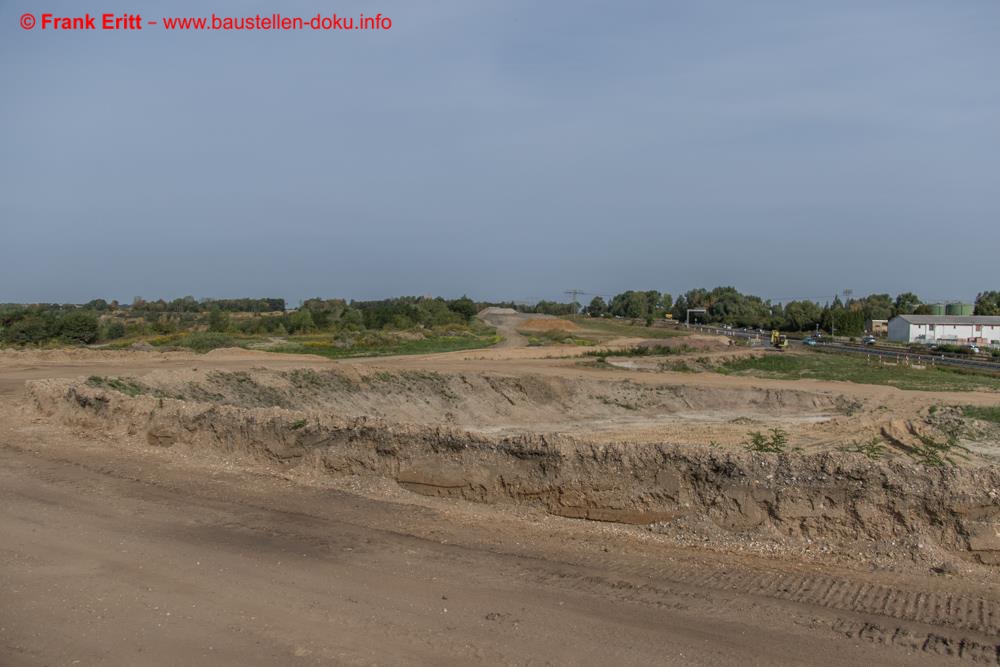 Blick von der Rampe nach Norden.