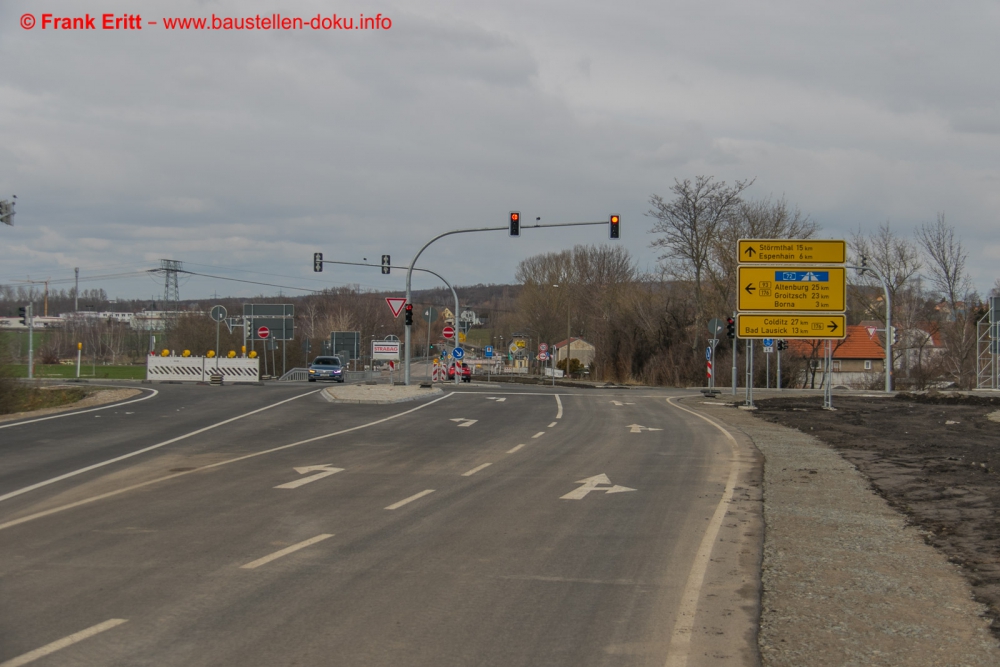 Neubau A72 - Borna-Leipzig - Rückbau B95