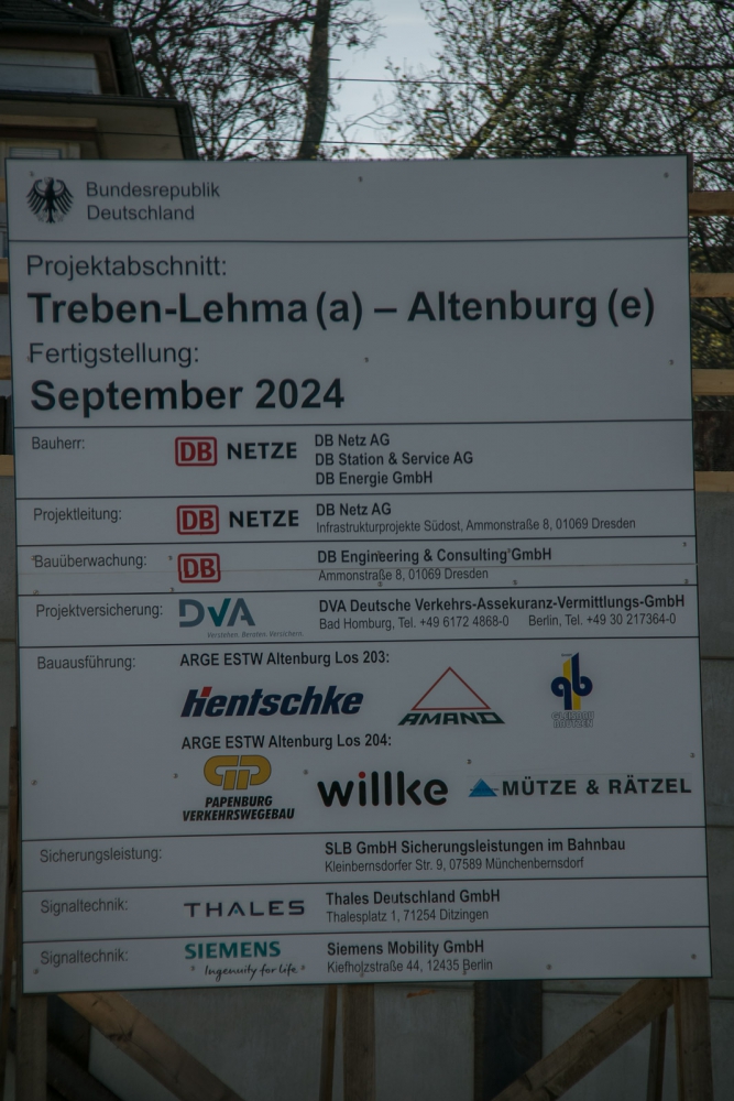 Umbau Bahnhof Altenburg